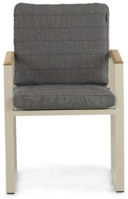 Tuinstoel Aluminium/Teak Transparant Lifestyle Garden Furniture Faro