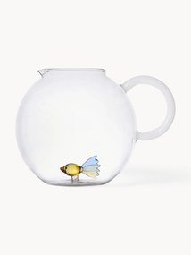 Handgemaakte karaf Animal Farm van borosilicaatglas, 2.4 L