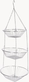 Wandopbergmand KitchenCraft, chroom