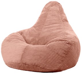 Cloudy Cord Zitzak Stoel - Roze