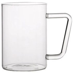 Glas met oor, hittebestendig, 500 ml