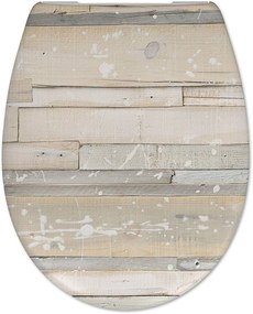 Saqu toiletbril met softclose en quickrelease 36,2x43,6cm multi