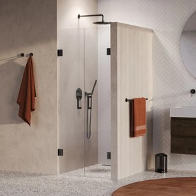 Brauer Void profielloze pendeldeuren 60cm gunmetal geborsteld PVD