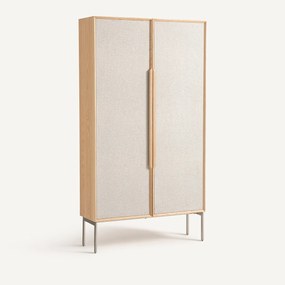 Bureaukast met eikenfineer en structuurstof, Omid