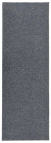 vidaXL Droogloopmat 100x350 cm grijs
