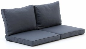 Loungekussen Tuin | Blauw/Grijs-Antraciet | Outdoor Textiel | Madison | 60x40cm | Kees Smit Tuinmeubelen