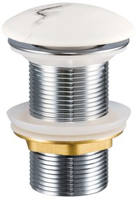 Comad afvoerplug met clicksysteem marmer licht