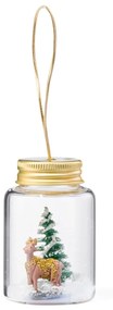 HEMA Kerstbal Glazen Potje Goud Glas 7,5cm (goud)