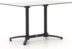 Inklapbare tafel Bellagio | Vierkant | Tuintafel Kunststof | 140x80cm | 4 personen | Kees Smit Tuinmeubelen