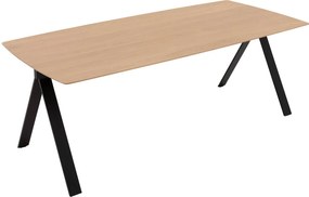 Goossens Excellent Eettafel Uniek, Semi rechthoekig 200 x 100 cm