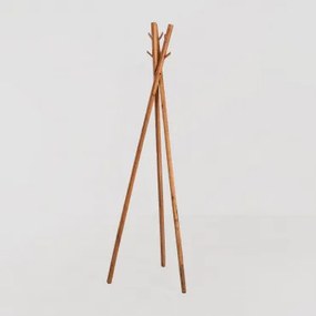 Staande Kapstok Van Hout Varah Gerecycled Hout - Sklum