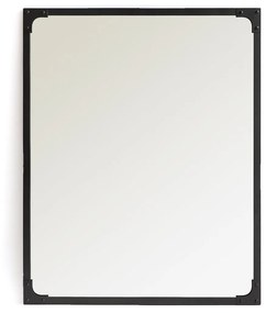 Rechthoekige spiegel. industrieel metaal 80x100 cm, Lenaig