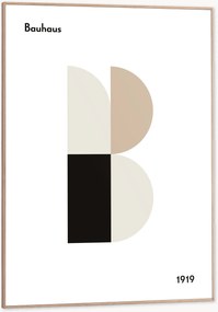 Ingelijste digitale print Bauhaus Roundings