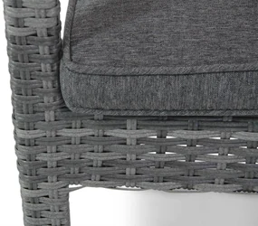 Tuinstoel Wicker Grijs-antraciet Domani Furniture Albergo