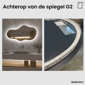 Atypische spiegel met LED-verlichting G2
