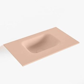 Mondiaz LEX Fontein - 50x30x0.9cm - wasbak midden - zonder kraangaten - voor toiletmeubel - Solid surface - Rosee F51104Rosee