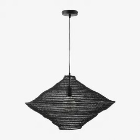Zulma Ijzeren Plafondlamp Ø65 Cm Zwart - Sklum