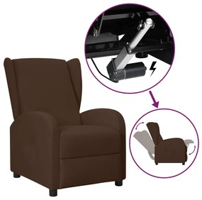 vidaXL Sta-opstoel verstelbaar kunstleer bruin