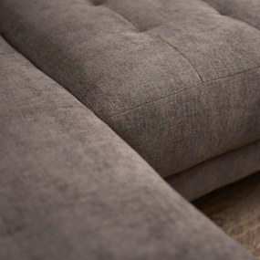 PEPP Interiors Oreo Bruine Bank Hoge Poot Chaislongue Links