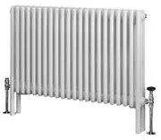 Eastbrook Imperia 3 koloms radiator 100x60cm 2079W wit glans