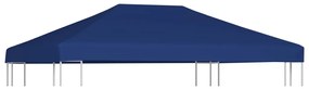 vidaXL Prieeldak 310 g/m² 4x3 m blauw