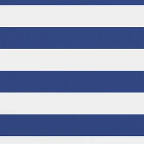 vidaXL Balkonscherm 120x500 cm oxford stof wit en blauw