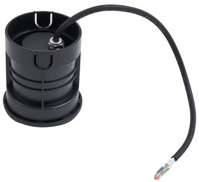 Moderne grondspot zwart GU10 50mm 2-lichts effect IP65 - Cellar