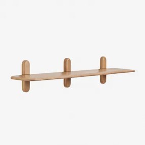 Wandplank In Hout Veleta Mangohout & ↔︎ 130 Cm & 1 Plank - Sklum