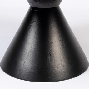 Zuiver Floss Ronde Salontafel Van Aluminium Zwart - 60 X 60cm.