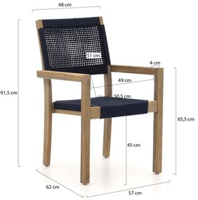 ROUGH Batang Rope dining tuinstoel stapelbaar