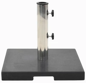 vidaXL Parasolvoet vierkant 20 kg graniet zwart