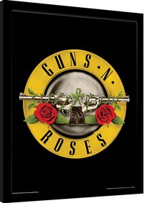 Ingelijste poster Guns N Roses - Bullet Logo