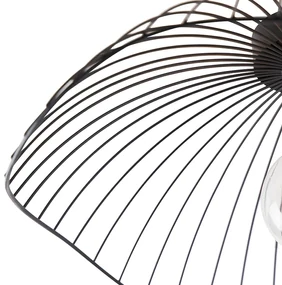 Design plafondlamp zwart 50 cm - Pua Design E27 rond Binnenverlichting Lamp
