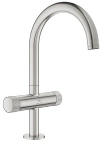 Grohe Atrio private collection L-size wastafelmengkraan m/grepen supersteel 21138DC0