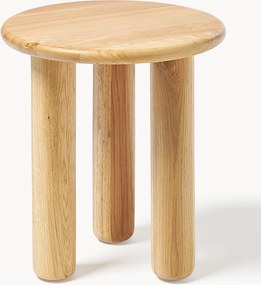 Ronde bijzettafel Didi van eikenhout
