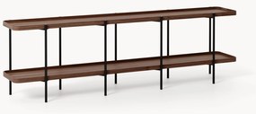 Lage houten wandkast Renee DUNKEL 2