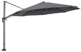 Garden Impressions Hawaii zweefparasol Ø350 cm - frame carbon black - doek donker grijs