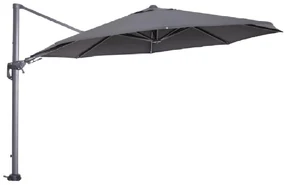 Garden Impressions Hawaii zweefparasol Ø350 cm - frame carbon black - doek donker grijs