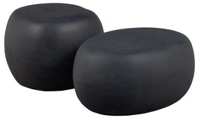 Vtwonen Pebble Kiezel Salontafel Antraciet Beton - 65 X 49cm.