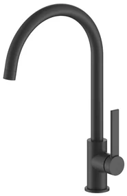 SaniGoods Avery keukenmengkraan zwart mat