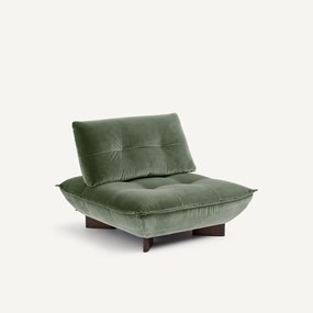 Modulaire fauteuil in fluweel, KAORI