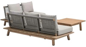 Garden Impressions San Namut loungeset 4-delig - grey sand