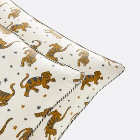 Kussensloop 30% recycled katoen, Tigris