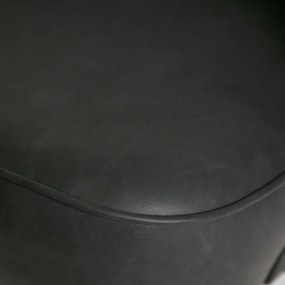 BePureHome Vogue Fauteuil Zwart Leer