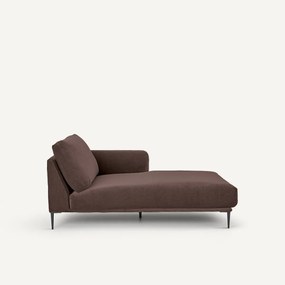 Longchair van linnen fluweel, OSCAR