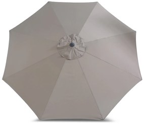 Camello Valerio Stokparasol M (excl. Voet) Aluminium Grijs