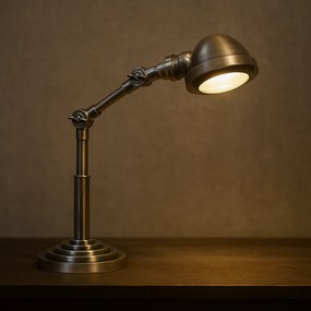 Nano Bureaulamp Antiek Zilver