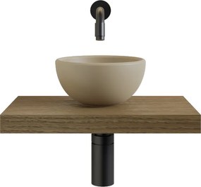 Gliss Design Leto fonteinplank 40x25cm castle brown