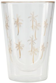 HEMA Dubbelwandig Glas 350ml Palm