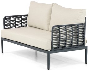 Stoel en Bank Loungeset 5 personen Aluminium/wicker Grijs  Coco Ibiza